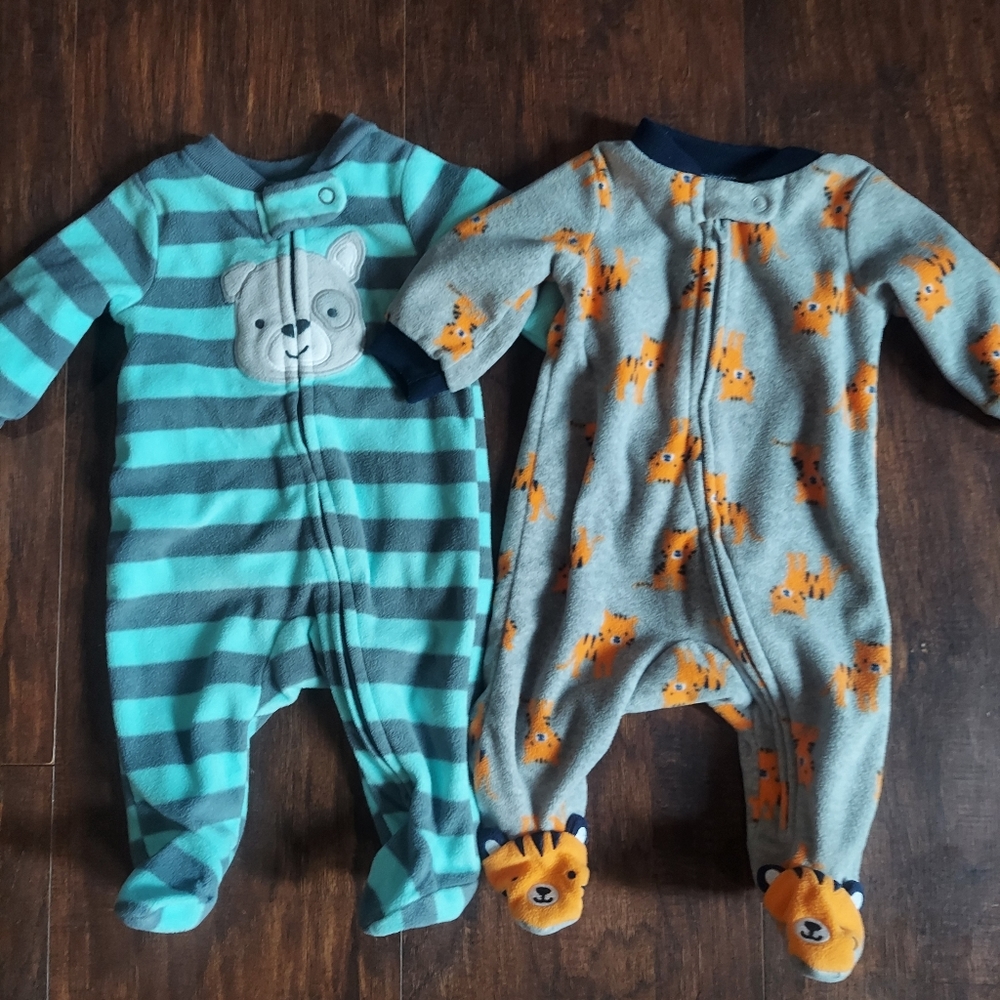 Boy's NB Fleece PJs